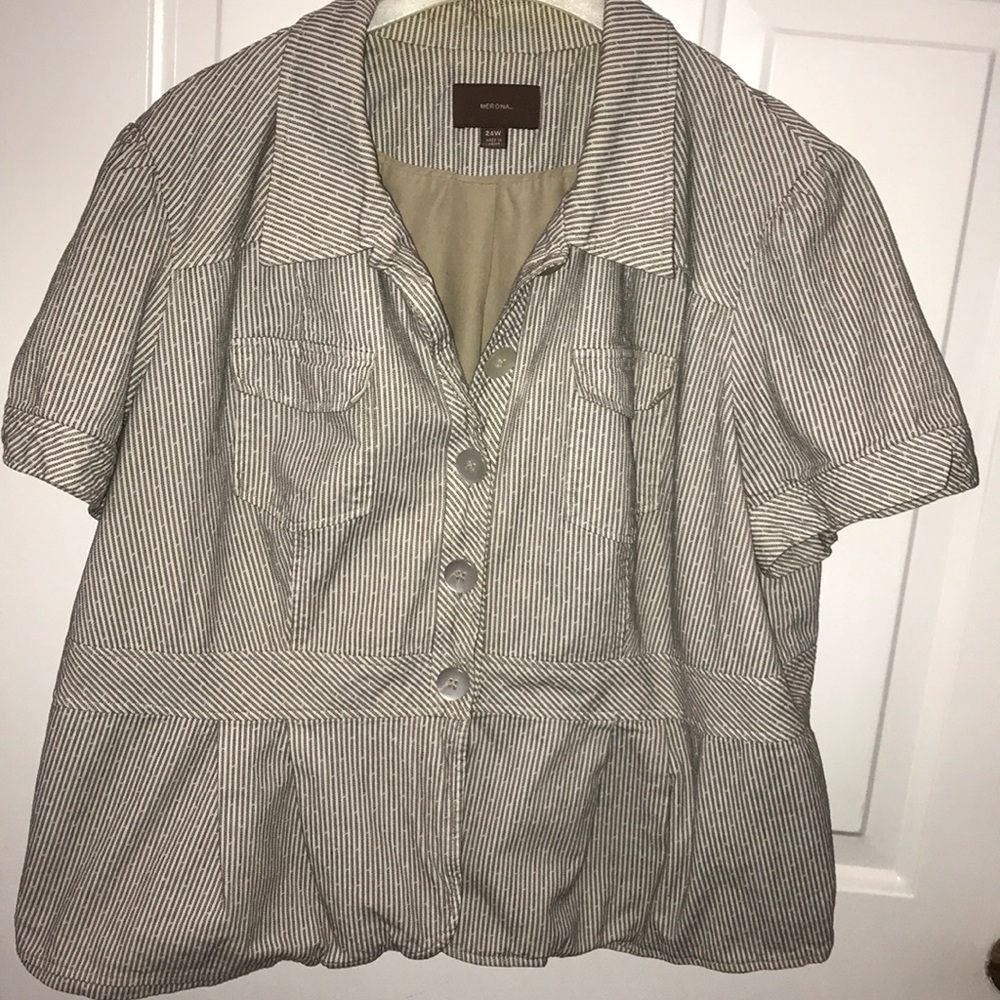 Short sleeve  Merona Blazer 24w